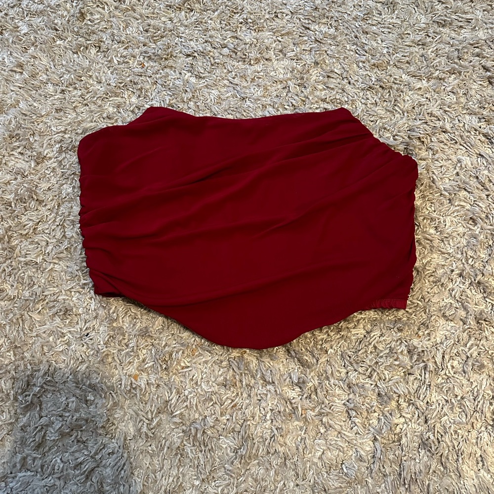 Red Zip-up Corset